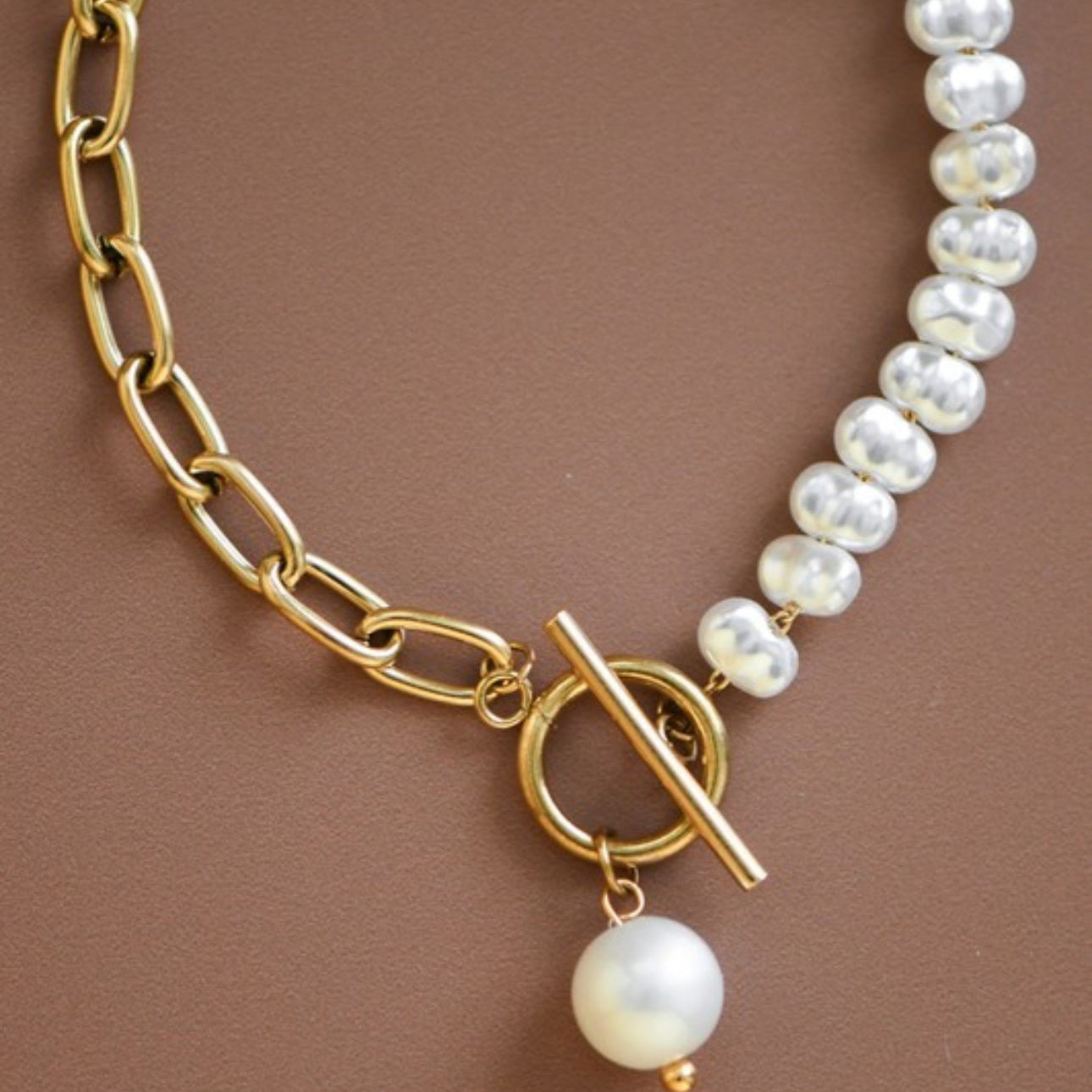 Ava Pearl Chain Bracelet