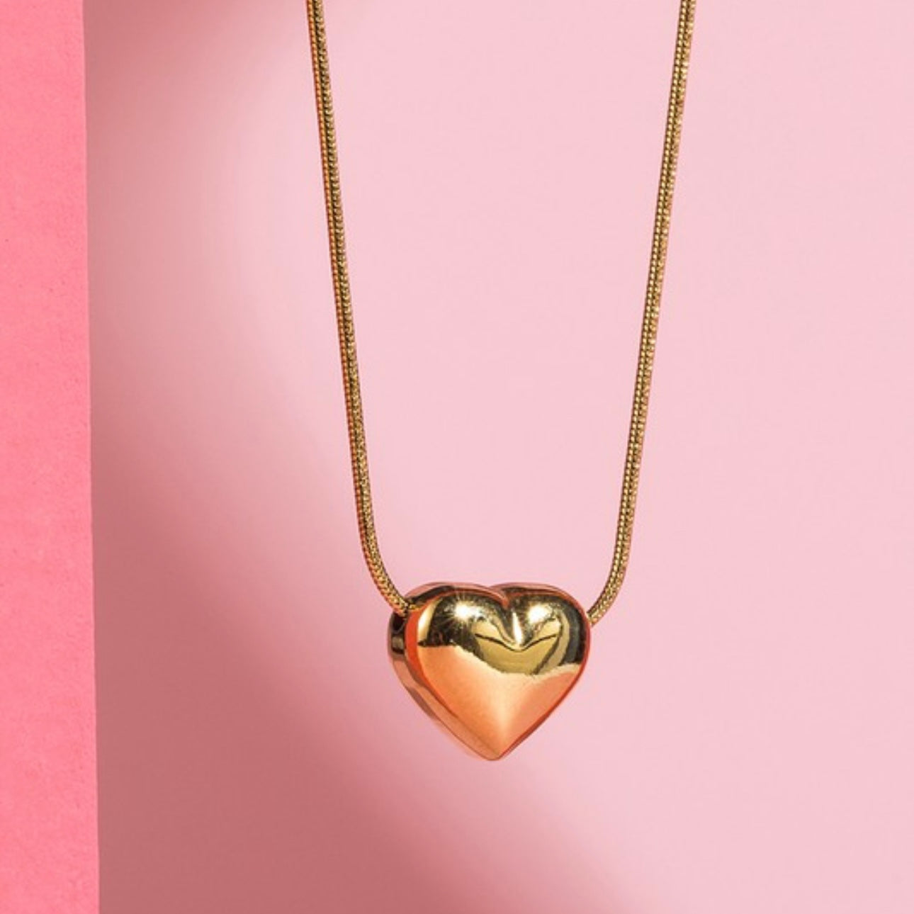 Heart With A Box Necklace