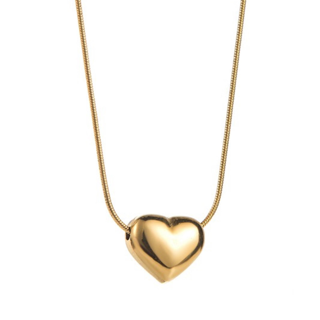 Heart With A Box Necklace